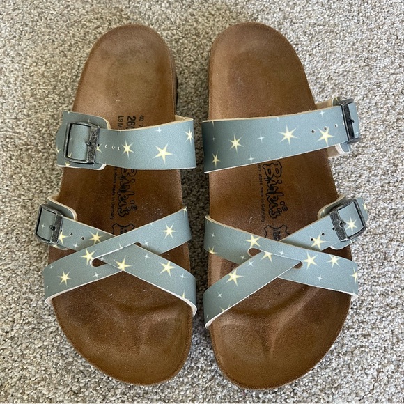 Birkenstock Shoes - Birki’s by Birkenstock Blue Star Cross Strap Sandals Slides EU40 US9 Narrow